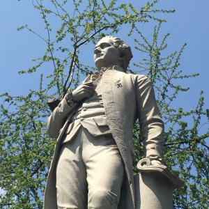 Statue of Alexander Hamilton in Central Park